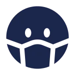 Facemask Circle SVG Icon